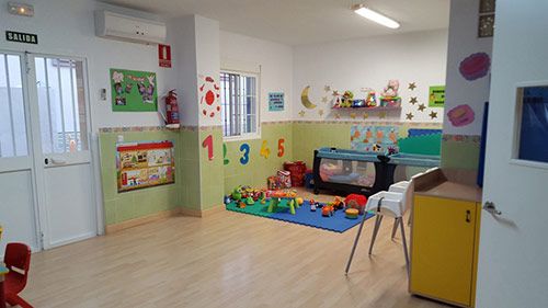 el Centro de Educación Infantil Campanilla parte interior de la guardería