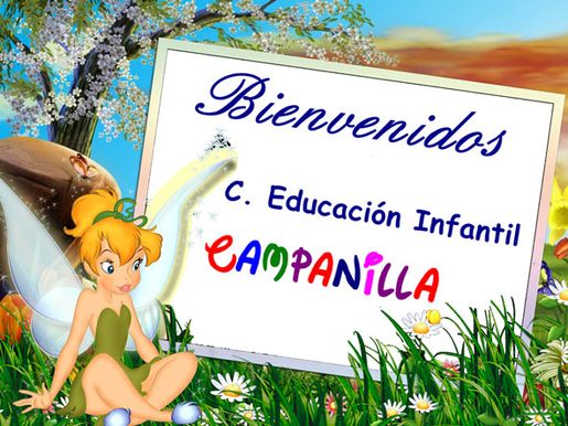 el Centro de Educación Infantil Campanilla publicidad de Campanita