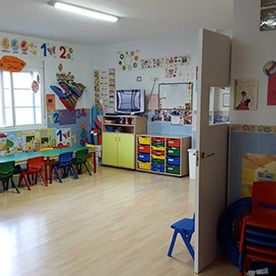el Centro de Educación Infantil Campanilla salón de clases