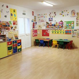 el Centro de Educación Infantil Campanilla interior del centro para niños
