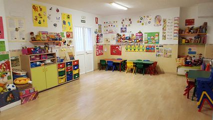 el Centro de Educación Infantil Campanilla interior del centro para niños