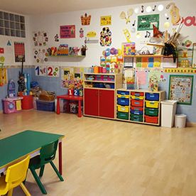 el Centro de Educación Infantil Campanilla interior del centro infantil